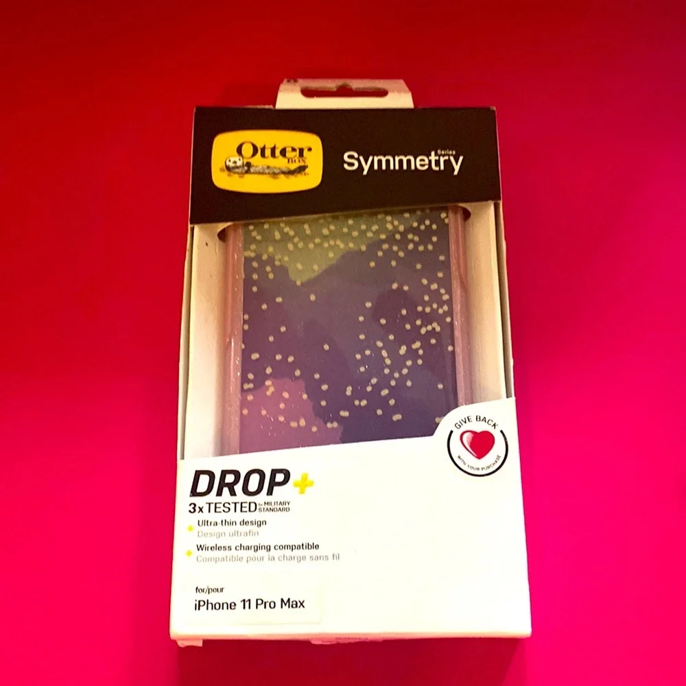 OTTERBOX IPHONE 11 PRO MAX PINK GLITTER CASE NEW